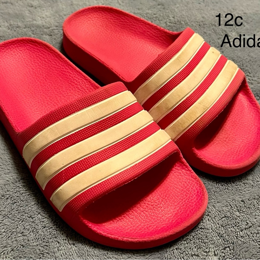 Adidas Pink Slide Sandals